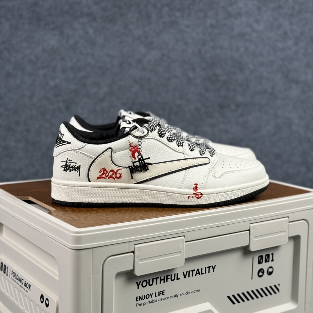 280 Air Jordan 1 Low AJ1乔1倒勾 马年限定 斯图西联名 低帮复古篮球鞋 CS5288-703-Chinese UA Cheap High Quatity Brand Clothes Bags handbags Sneakers wholesale wholesaler seller from China Factory suppliers Fashion Clothing Shoes best Quality Beautiful Price 280 Air Jordan 1 Low AJ1乔1倒勾 马年限定 斯图西联名 低帮复古篮球鞋 CS5288-703