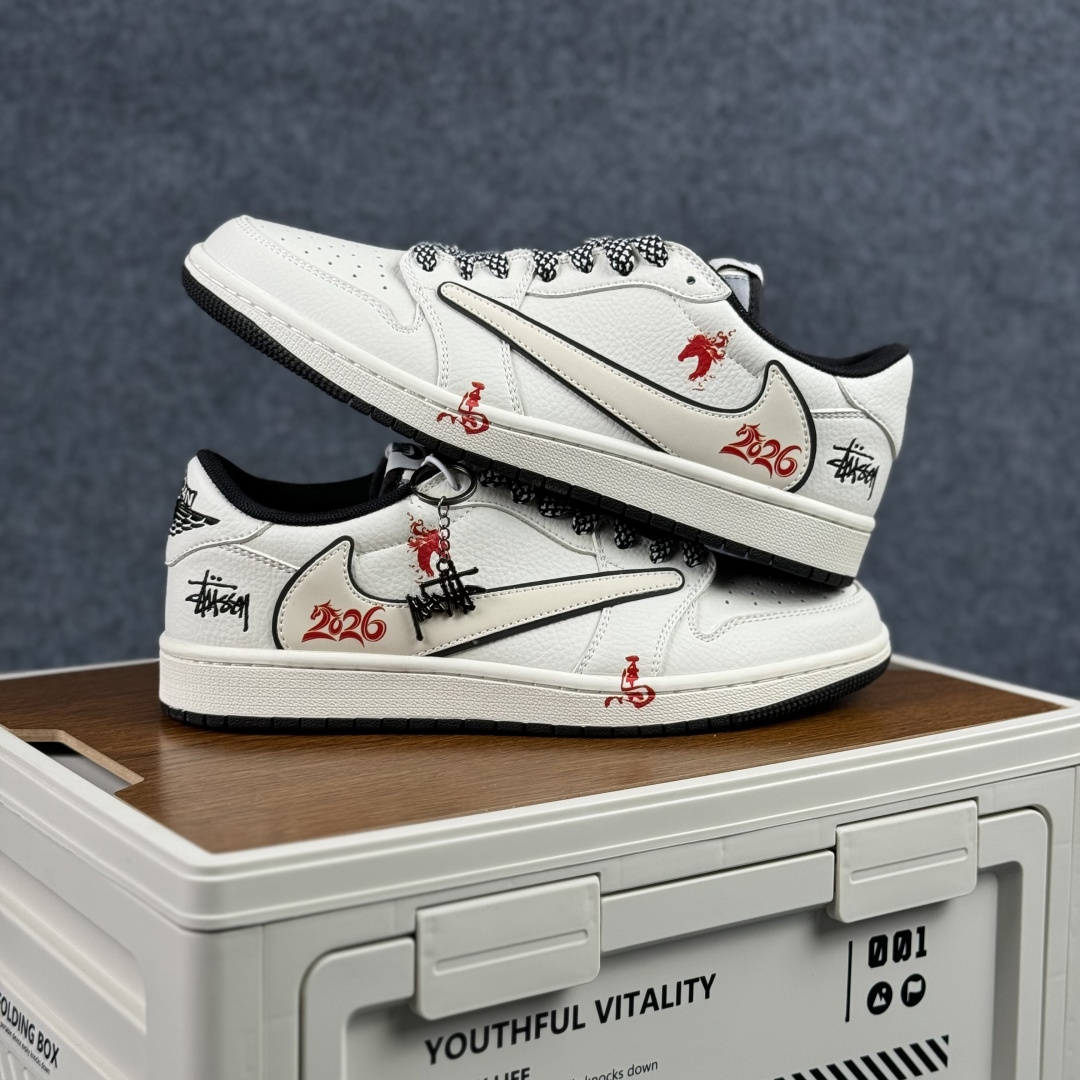 280 Air Jordan 1 Low AJ1乔1倒勾 马年限定 斯图西联名 低帮复古篮球鞋 CS5288-703-Chinese UA Cheap High Quatity Brand Clothes Bags handbags Sneakers wholesale wholesaler seller from China Factory suppliers Fashion Clothing Shoes best Quality Beautiful Price 280 Air Jordan 1 Low AJ1乔1倒勾 马年限定 斯图西联名 低帮复古篮球鞋 CS5288-703