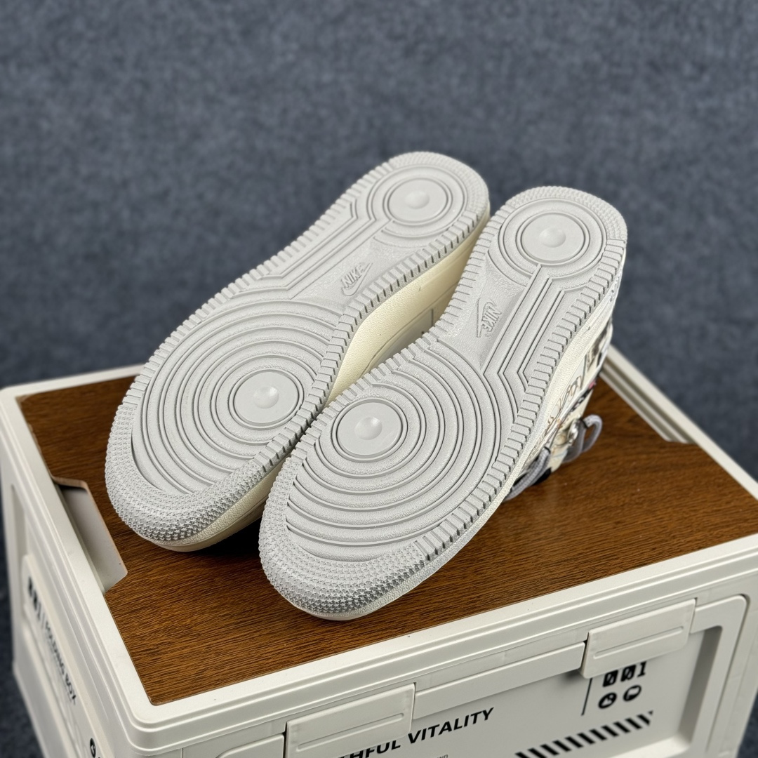 260 Nike Air Force 1'07 Low ”Unbridled Steed” 手绘涂鸦 天马行空 空军一号低帮休闲板鞋 FB1839-313