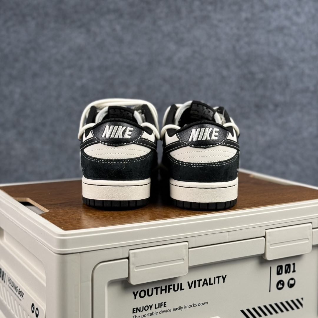 300 Nike SB Dunk Low 磨砂黑白 高端定制 低帮休闲板鞋 YX5066-396