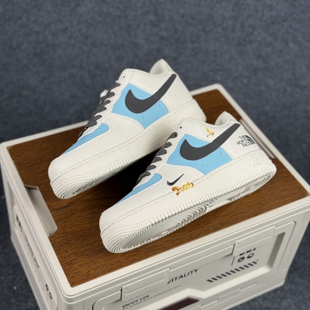 260 马年限定~白蓝黑勾配色，Air Force 1 x 北面联名款 CS5288-726