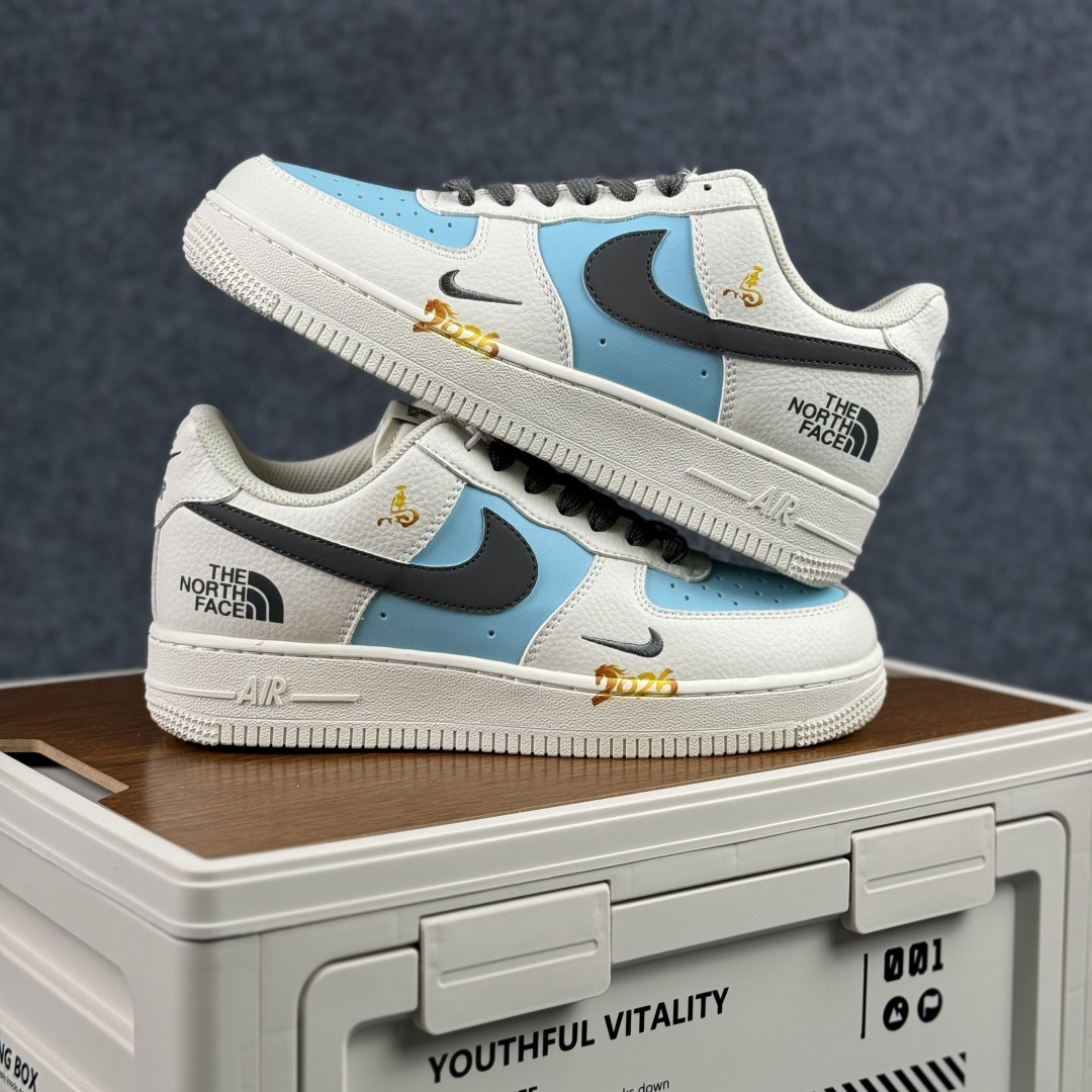 260 马年限定~白蓝黑勾配色，Air Force 1 x 北面联名款 CS5288-726