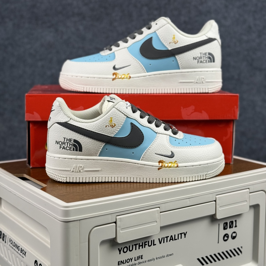 260 马年限定~白蓝黑勾配色，Air Force 1 x 北面联名款 CS5288-726