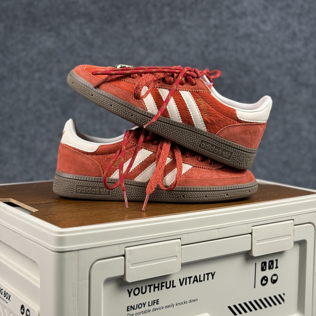 170 Adidas Handball Spezial 马年限定 CNY新年款 阿迪达斯经典款 复古休闲板鞋 KJ6299