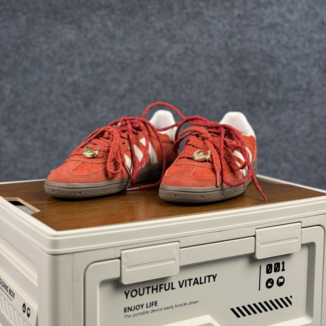 170 Adidas Handball Spezial 马年限定 CNY新年款 阿迪达斯经典款 复古休闲板鞋 KJ6299