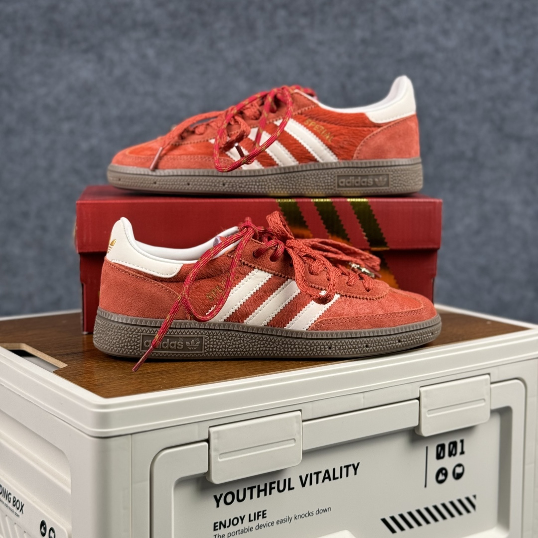 170 Adidas Handball Spezial 马年限定 CNY新年款 阿迪达斯经典款 复古休闲板鞋 KJ6299