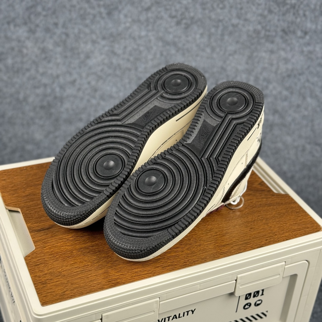 290 Nike Air Force 1'07 Low 马年限定 米瓷映墨 空军一号低帮休闲板鞋 IB4607-171