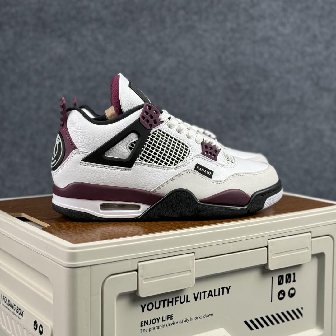 300 W版 Air Jordan AJ4 ”Metallic Gold” 大巴黎白紫 乔丹AJ4代中帮复古休闲篮球鞋 CZ5624-100-Chinese UA Cheap High Quatity Brand Clothes Bags handbags Sneakers wholesale wholesaler seller from China Factory suppliers Fashion Clothing Shoes best Quality Beautiful Price 300 W版 Air Jordan AJ4 ”Metallic Gold” 大巴黎白紫 乔丹AJ4代中帮复古休闲篮球鞋 CZ5624-100