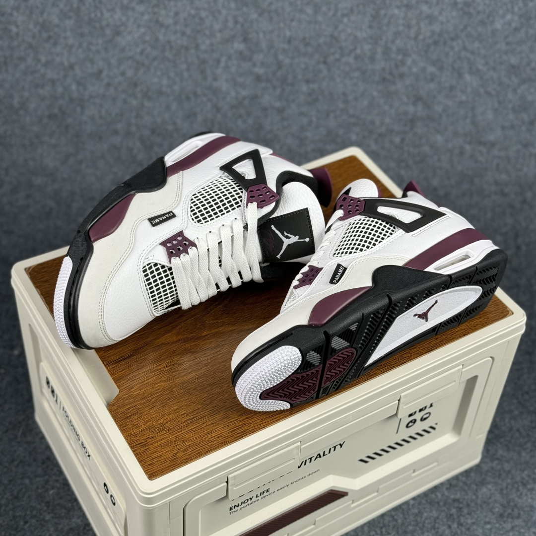 300 W版 Air Jordan AJ4 ”Metallic Gold” 大巴黎白紫 乔丹AJ4代中帮复古休闲篮球鞋 CZ5624-100-Chinese UA Cheap High Quatity Brand Clothes Bags handbags Sneakers wholesale wholesaler seller from China Factory suppliers Fashion Clothing Shoes best Quality Beautiful Price 300 W版 Air Jordan AJ4 ”Metallic Gold” 大巴黎白紫 乔丹AJ4代中帮复古休闲篮球鞋 CZ5624-100