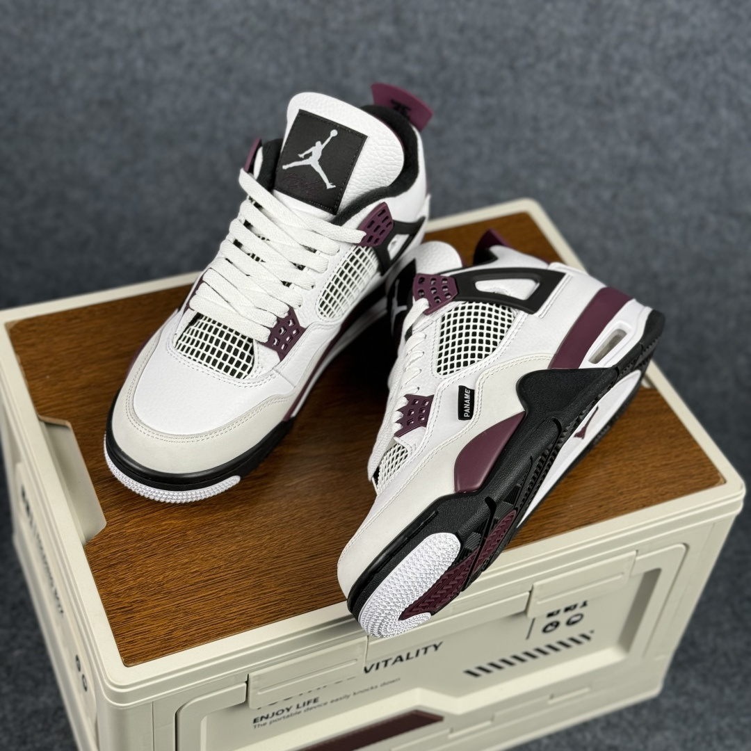 300 W版 Air Jordan AJ4 ”Metallic Gold” 大巴黎白紫 乔丹AJ4代中帮复古休闲篮球鞋 CZ5624-100-Chinese UA Cheap High Quatity Brand Clothes Bags handbags Sneakers wholesale wholesaler seller from China Factory suppliers Fashion Clothing Shoes best Quality Beautiful Price 300 W版 Air Jordan AJ4 ”Metallic Gold” 大巴黎白紫 乔丹AJ4代中帮复古休闲篮球鞋 CZ5624-100