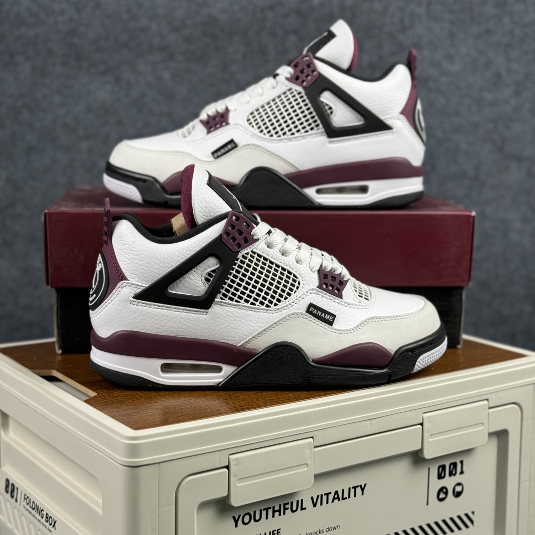 300 W版 Air Jordan AJ4 ”Metallic Gold” 大巴黎白紫 乔丹AJ4代中帮复古休闲篮球鞋 CZ5624-100-Chinese UA Cheap High Quatity Brand Clothes Bags handbags Sneakers wholesale wholesaler seller from China Factory suppliers Fashion Clothing Shoes best Quality Beautiful Price 300 W版 Air Jordan AJ4 ”Metallic Gold” 大巴黎白紫 乔丹AJ4代中帮复古休闲篮球鞋 CZ5624-100