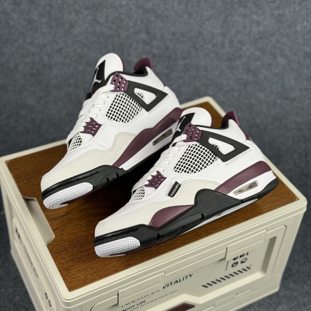 300 W版 Air Jordan AJ4 ”Metallic Gold” 大巴黎白紫 乔丹AJ4代中帮复古休闲篮球鞋 CZ5624-100-Chinese UA Cheap High Quatity Brand Clothes Bags handbags Sneakers wholesale wholesaler seller from China Factory suppliers Fashion Clothing Shoes best Quality Beautiful Price 300 W版 Air Jordan AJ4 ”Metallic Gold” 大巴黎白紫 乔丹AJ4代中帮复古休闲篮球鞋 CZ5624-100