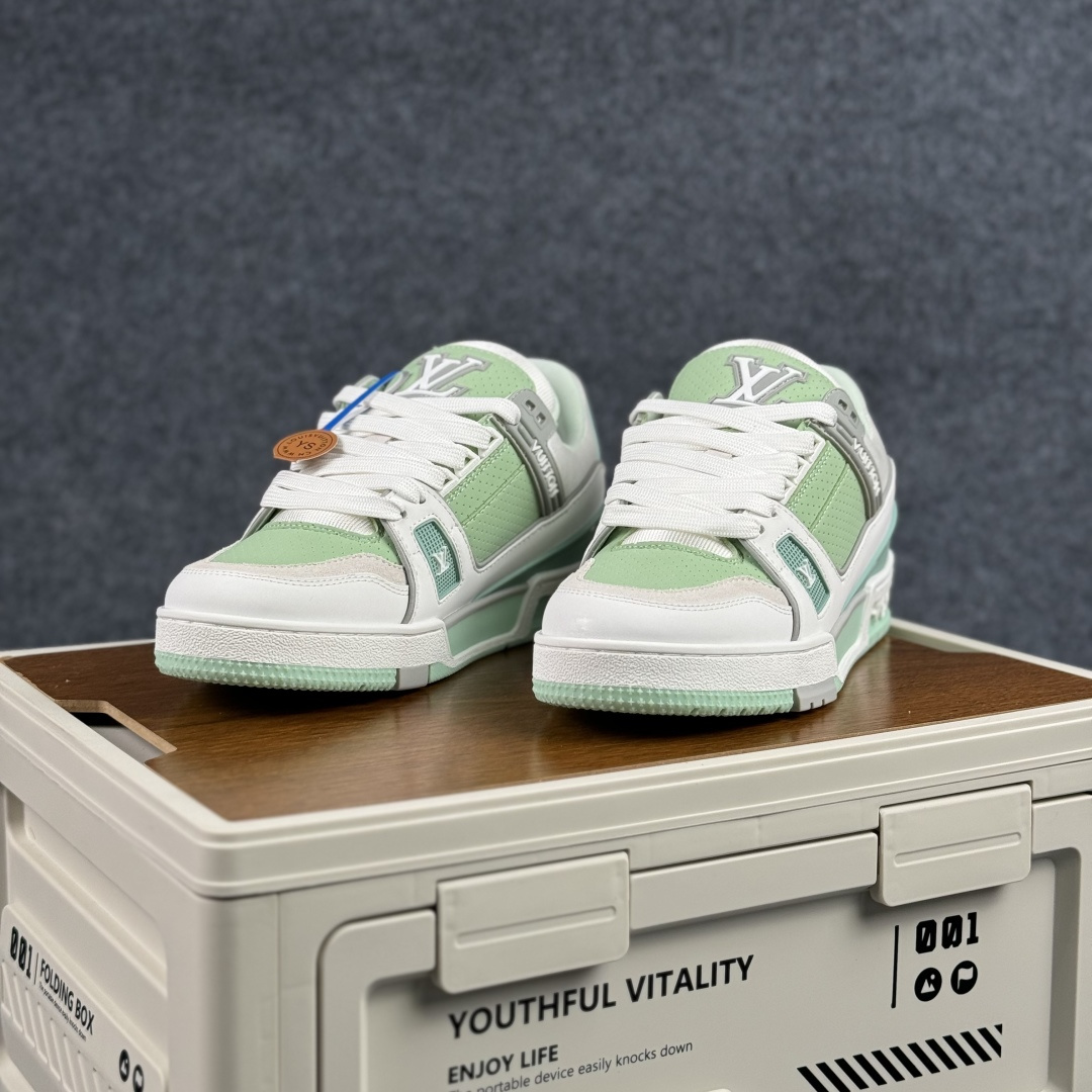 420 广奢高端货 LOUIS VUITTON 路易威登 LV Trainer 板鞋-Chinese UA Cheap High Quatity Brand Clothes Bags handbags Sneakers wholesale wholesaler seller from China Factory suppliers Fashion Clothing Shoes best Quality Beautiful Price 420 广奢高端货 LOUIS VUITTON 路易威登 LV Trainer 板鞋