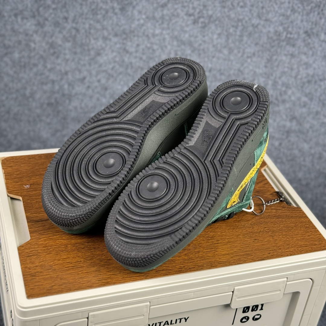 260 Nike Air Force 1 Low × Stüssy 墨绿联名款｜街头经典的质感重生 XL1979-137
