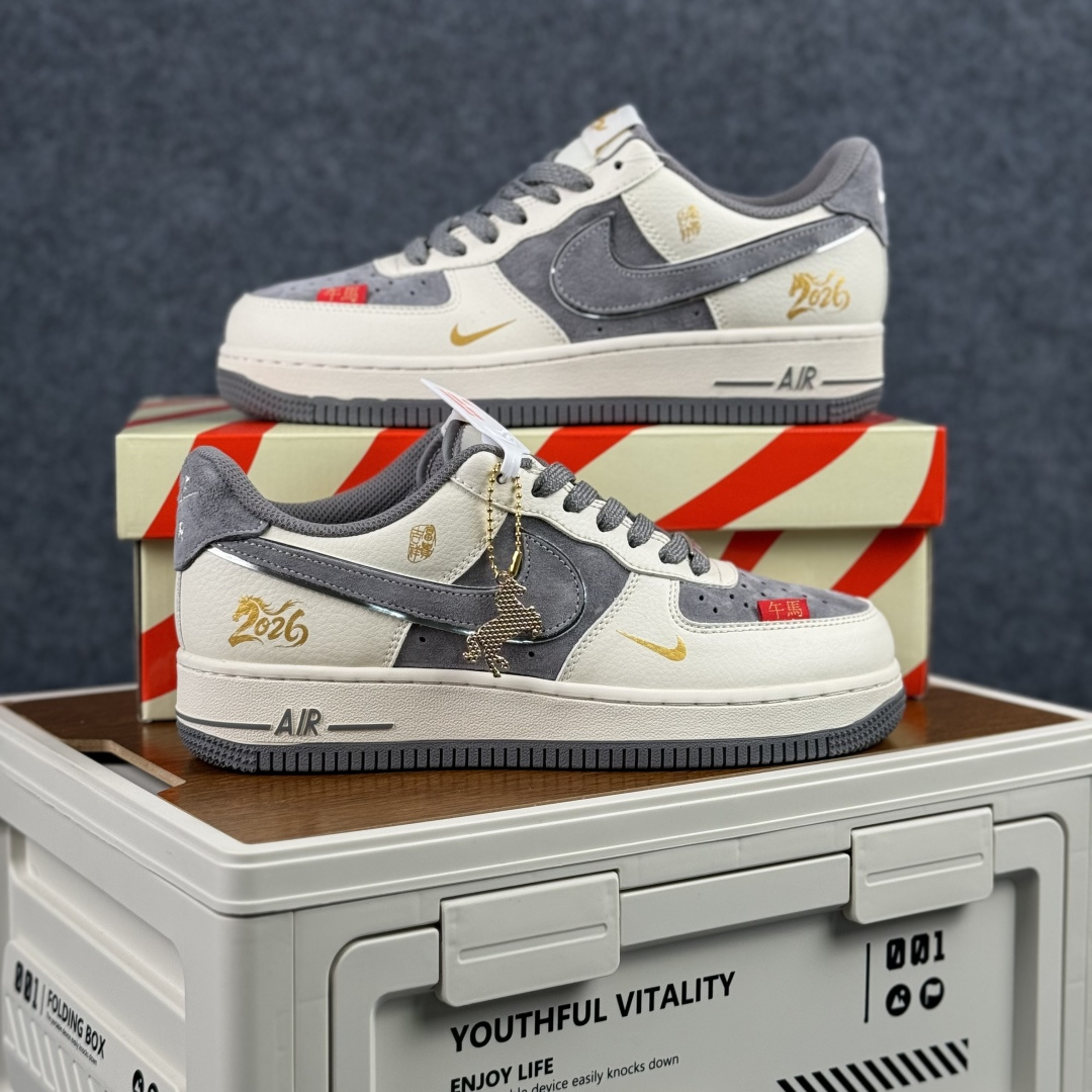 260 Nike Air Force 1'07 Low 米白灰色 空军一号低帮休闲板鞋 HT5088-615-Chinese UA Cheap High Quatity Brand Clothes Bags handbags Sneakers wholesale wholesaler seller from China Factory suppliers Fashion Clothing Shoes best Quality Beautiful Price 260 Nike Air Force 1'07 Low 米白灰色 空军一号低帮休闲板鞋 HT5088-615