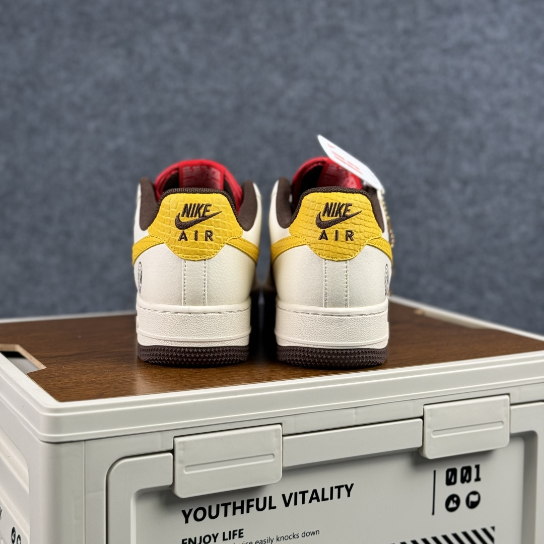 260 Nike Air Force 1'07 Low 红白黄撞色 空军一号低帮休闲板鞋 JP2026-155-Chinese UA Cheap High Quatity Brand Clothes Bags handbags Sneakers wholesale wholesaler seller from China Factory suppliers Fashion Clothing Shoes best Quality Beautiful Price 260 Nike Air Force 1'07 Low 红白黄撞色 空军一号低帮休闲板鞋 JP2026-155
