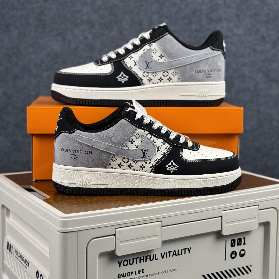 260- Nike Air Force 1'07 Low 黑白灰配色 空军一号低帮休闲板鞋 KG6699-F28-Chinese UA Cheap High Quatity Brand Clothes Bags handbags Sneakers wholesale wholesaler seller from China Factory suppliers Fashion Clothing Shoes best Quality Beautiful Price 260- Nike Air Force 1'07 Low 黑白灰配色 空军一号低帮休闲板鞋 KG6699-F28