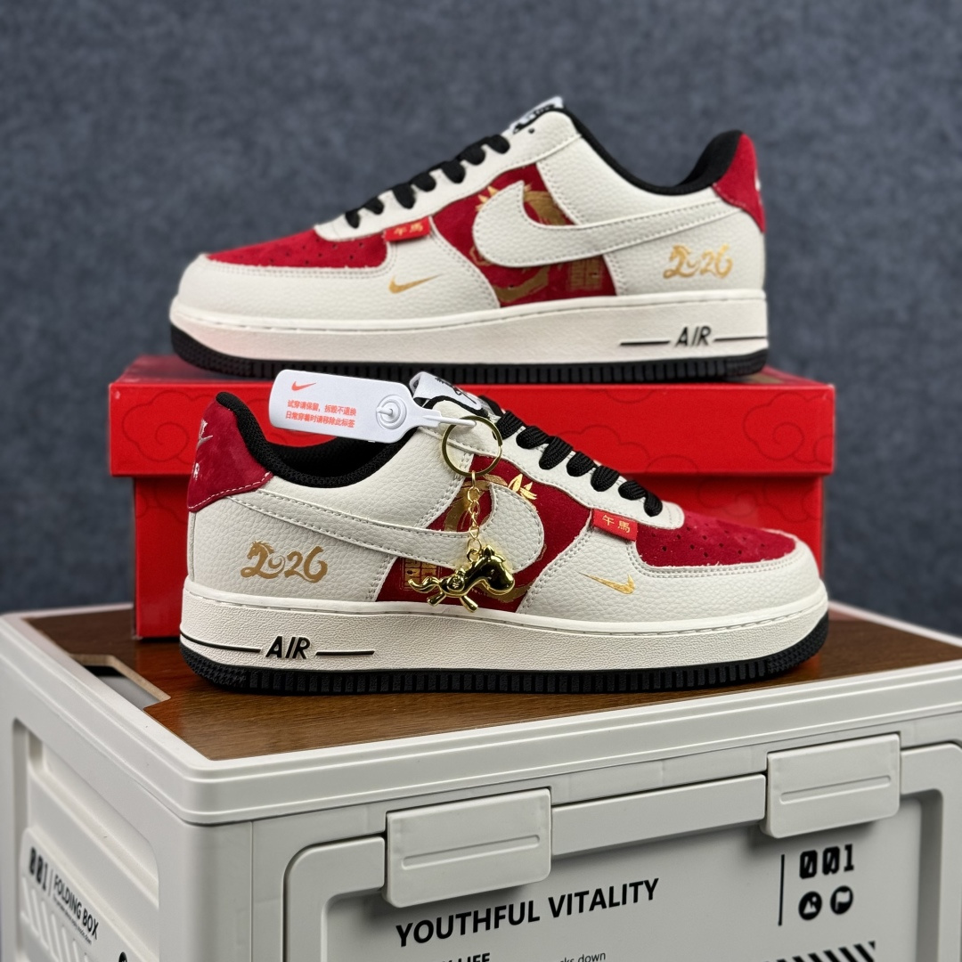 260 Nike Air Force 1'07 Low 鎏金马年 空军一号低帮休闲板鞋 XL1982-334-Chinese UA Cheap High Quatity Brand Clothes Bags handbags Sneakers wholesale wholesaler seller from China Factory suppliers Fashion Clothing Shoes best Quality Beautiful Price 260 Nike Air Force 1'07 Low 鎏金马年 空军一号低帮休闲板鞋 XL1982-334