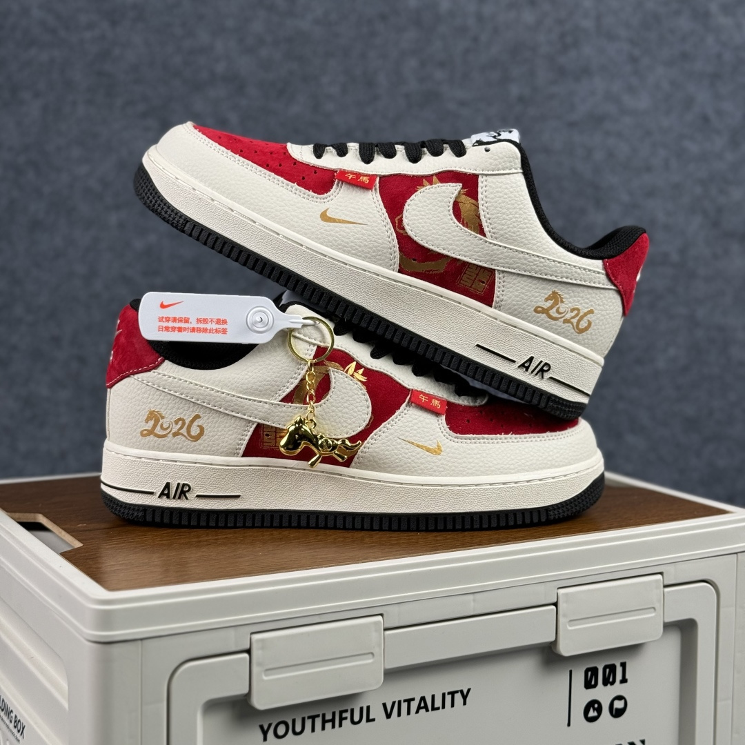 260 Nike Air Force 1'07 Low 鎏金马年 空军一号低帮休闲板鞋 XL1982-334-Chinese UA Cheap High Quatity Brand Clothes Bags handbags Sneakers wholesale wholesaler seller from China Factory suppliers Fashion Clothing Shoes best Quality Beautiful Price 260 Nike Air Force 1'07 Low 鎏金马年 空军一号低帮休闲板鞋 XL1982-334