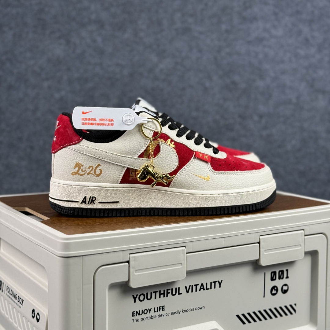 260 Nike Air Force 1'07 Low 鎏金马年 空军一号低帮休闲板鞋 XL1982-334-Chinese UA Cheap High Quatity Brand Clothes Bags handbags Sneakers wholesale wholesaler seller from China Factory suppliers Fashion Clothing Shoes best Quality Beautiful Price 260 Nike Air Force 1'07 Low 鎏金马年 空军一号低帮休闲板鞋 XL1982-334