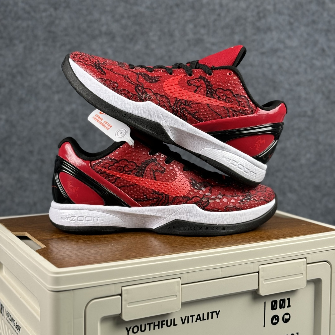 360 Nike Zoom Kobe VI 马年限定 CNY新年款 科比6代 低帮复刻实战运动低帮文化篮球鞋 CW2190-026-Chinese UA Cheap High Quatity Brand Clothes Bags handbags Sneakers wholesale wholesaler seller from China Factory suppliers Fashion Clothing Shoes best Quality Beautiful Price 360 Nike Zoom Kobe VI 马年限定 CNY新年款 科比6代 低帮复刻实战运动低帮文化篮球鞋 CW2190-026