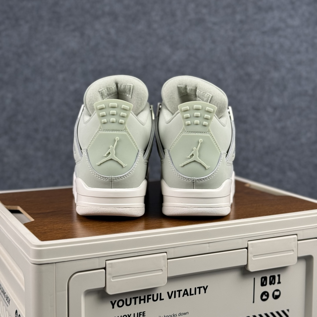 300 W版 Air Jordan AJ4 ”Metallic Gold” 薄荷绿 乔丹AJ4代中帮复古休闲篮球鞋 HV0823-003