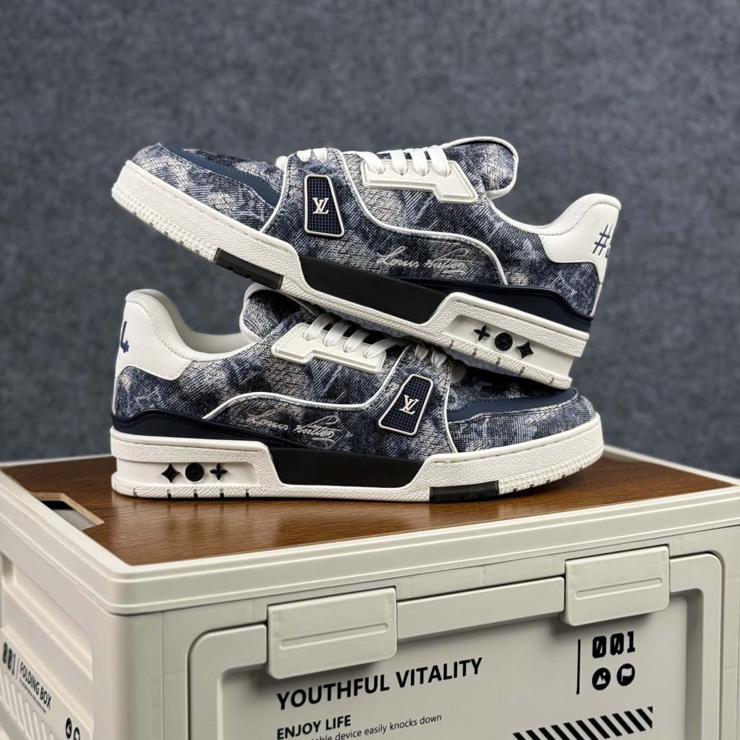 420 广奢高端货 LOUIS VUITTON 路易威登 LV Trainer 板鞋-Chinese UA Cheap High Quatity Brand Clothes Bags handbags Sneakers wholesale wholesaler seller from China Factory suppliers Fashion Clothing Shoes best Quality Beautiful Price 420 广奢高端货 LOUIS VUITTON 路易威登 LV Trainer 板鞋