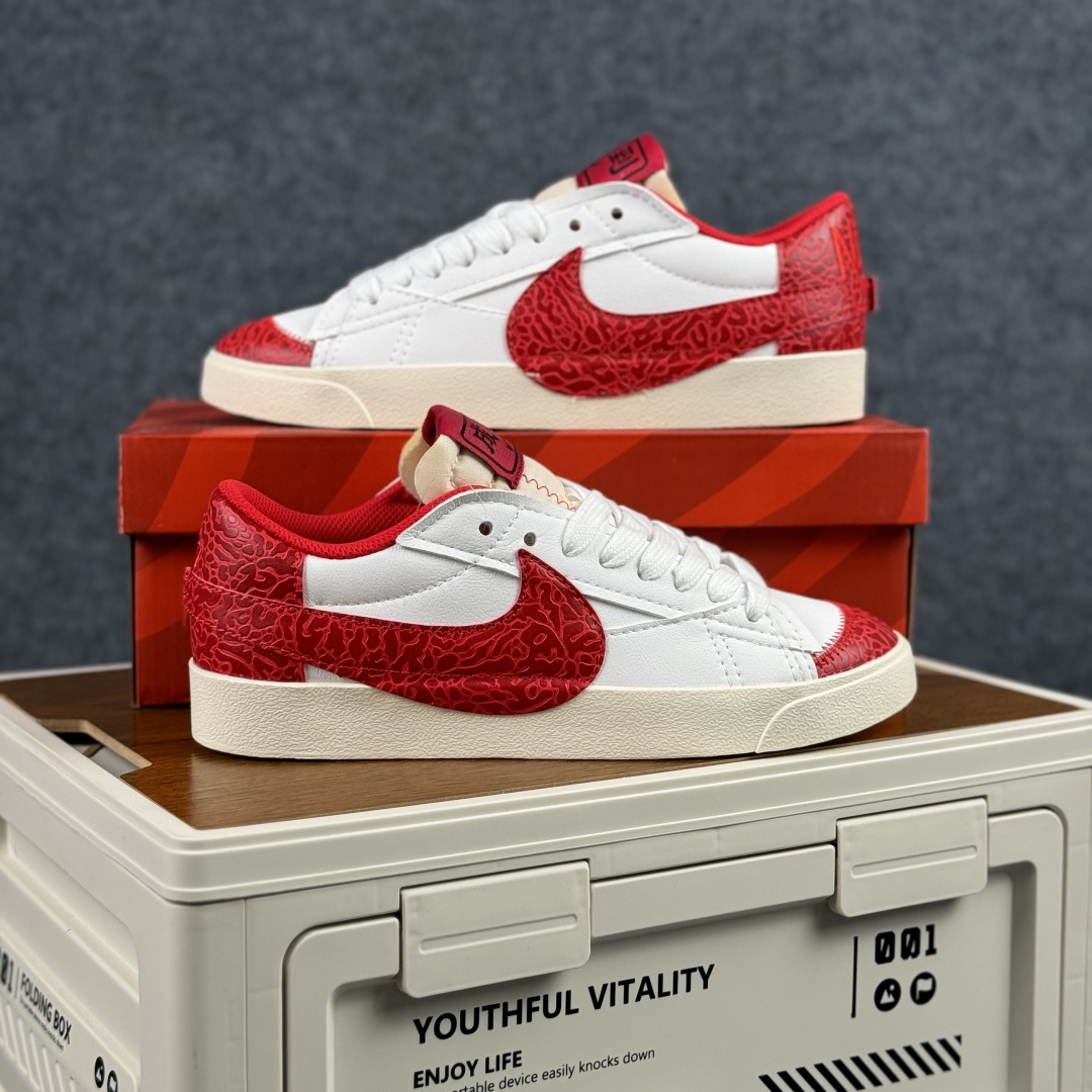 160 Nike Blazer Low '77 Jumbo 马年限定 定制开拓者 低帮休闲运动板鞋 QD1470-141