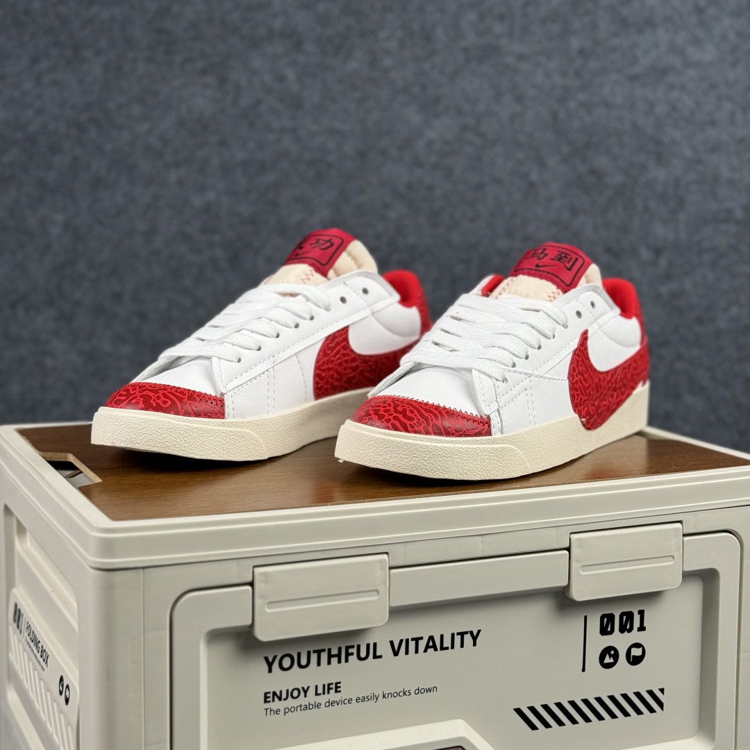 160 Nike Blazer Low '77 Jumbo 马年限定 定制开拓者 低帮休闲运动板鞋 QD1470-141
