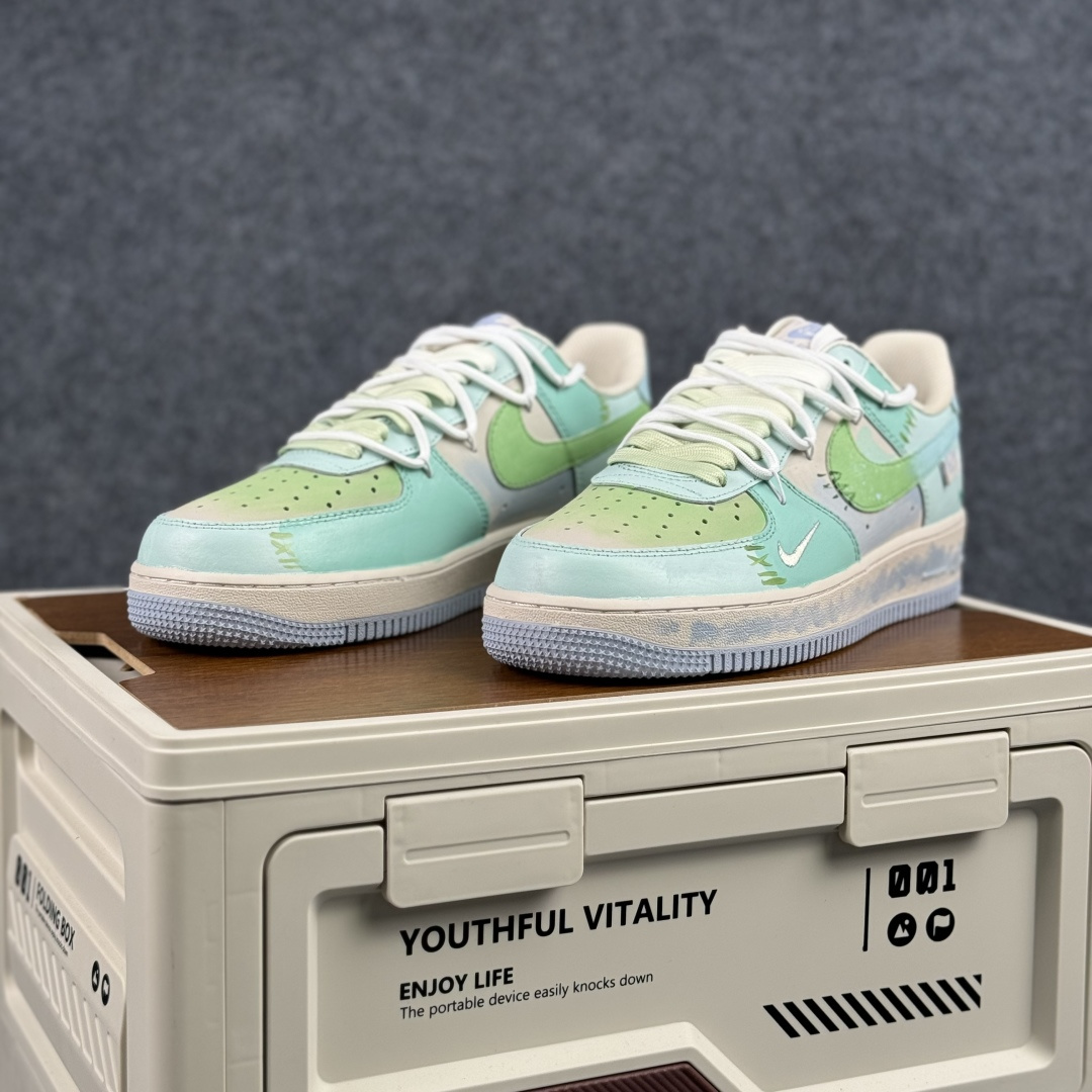 260 Nike Air Force 1'07 Low 手绘涂鸦 薄荷漫绘 空军一号低帮休闲板鞋 DB3301-919-Chinese UA Cheap High Quatity Brand Clothes Bags handbags Sneakers wholesale wholesaler seller from China Factory suppliers Fashion Clothing Shoes best Quality Beautiful Price 260 Nike Air Force 1'07 Low 手绘涂鸦 薄荷漫绘 空军一号低帮休闲板鞋 DB3301-919