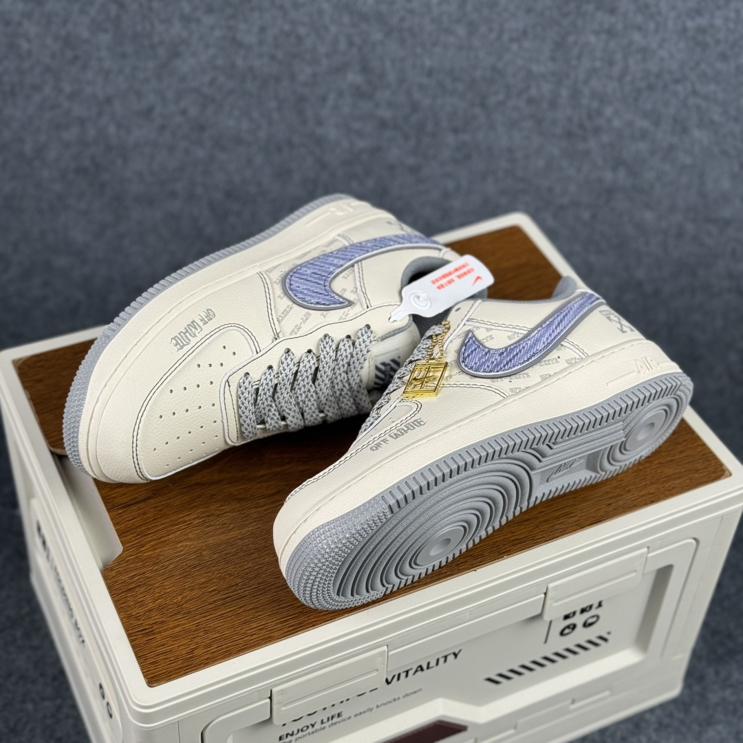 260 Nike Air Force 1'07 Low 米白主色 空军一号低帮休闲板鞋 XY2025-008