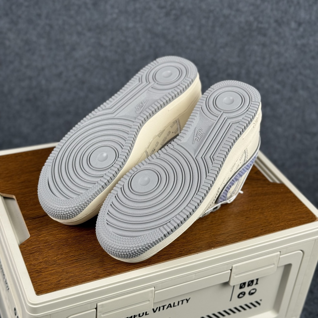260 Nike Air Force 1'07 Low 米白主色 空军一号低帮休闲板鞋 XY2025-008