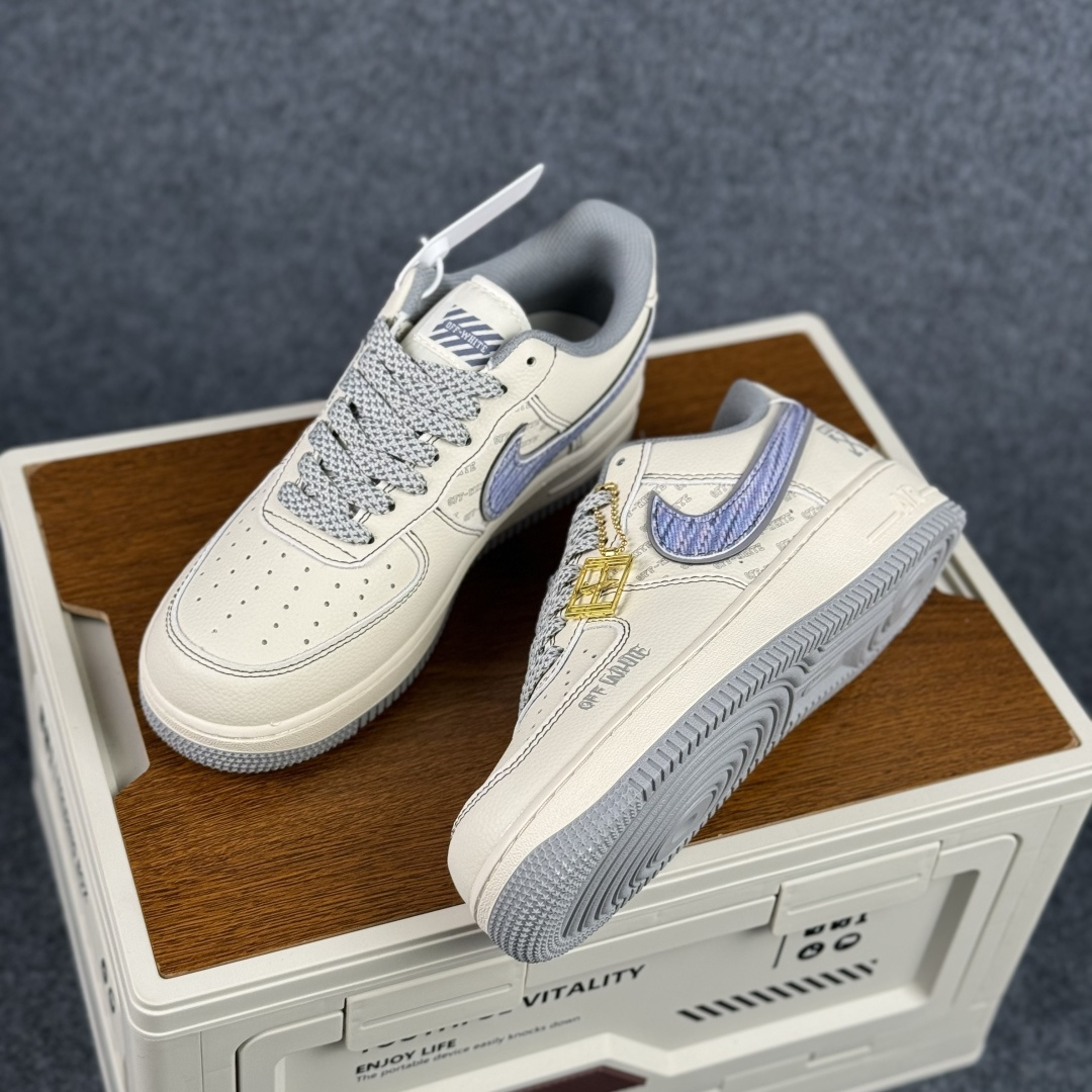 260 Nike Air Force 1'07 Low 米白主色 空军一号低帮休闲板鞋 XY2025-008