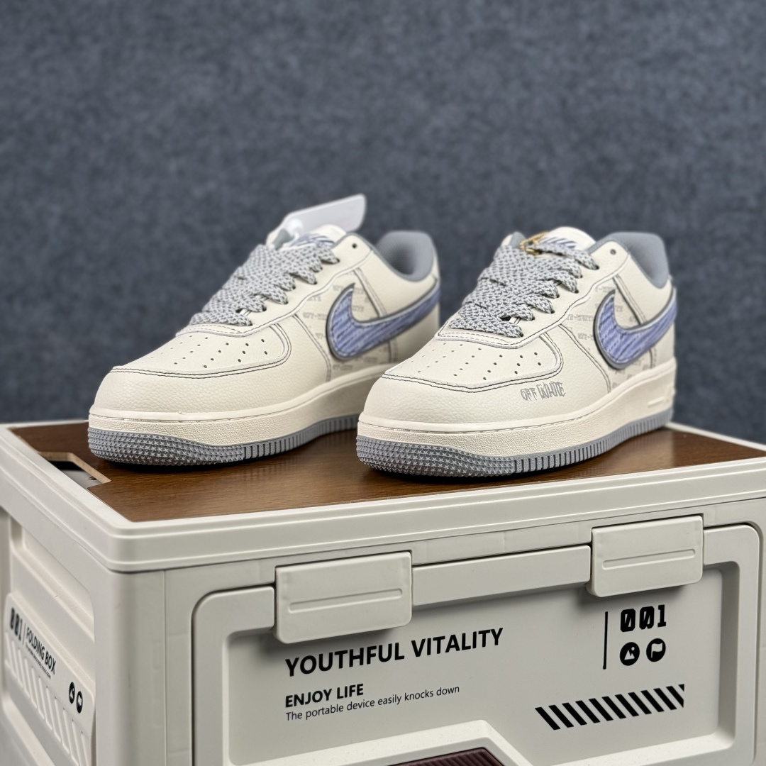260 Nike Air Force 1'07 Low 米白主色 空军一号低帮休闲板鞋 XY2025-008