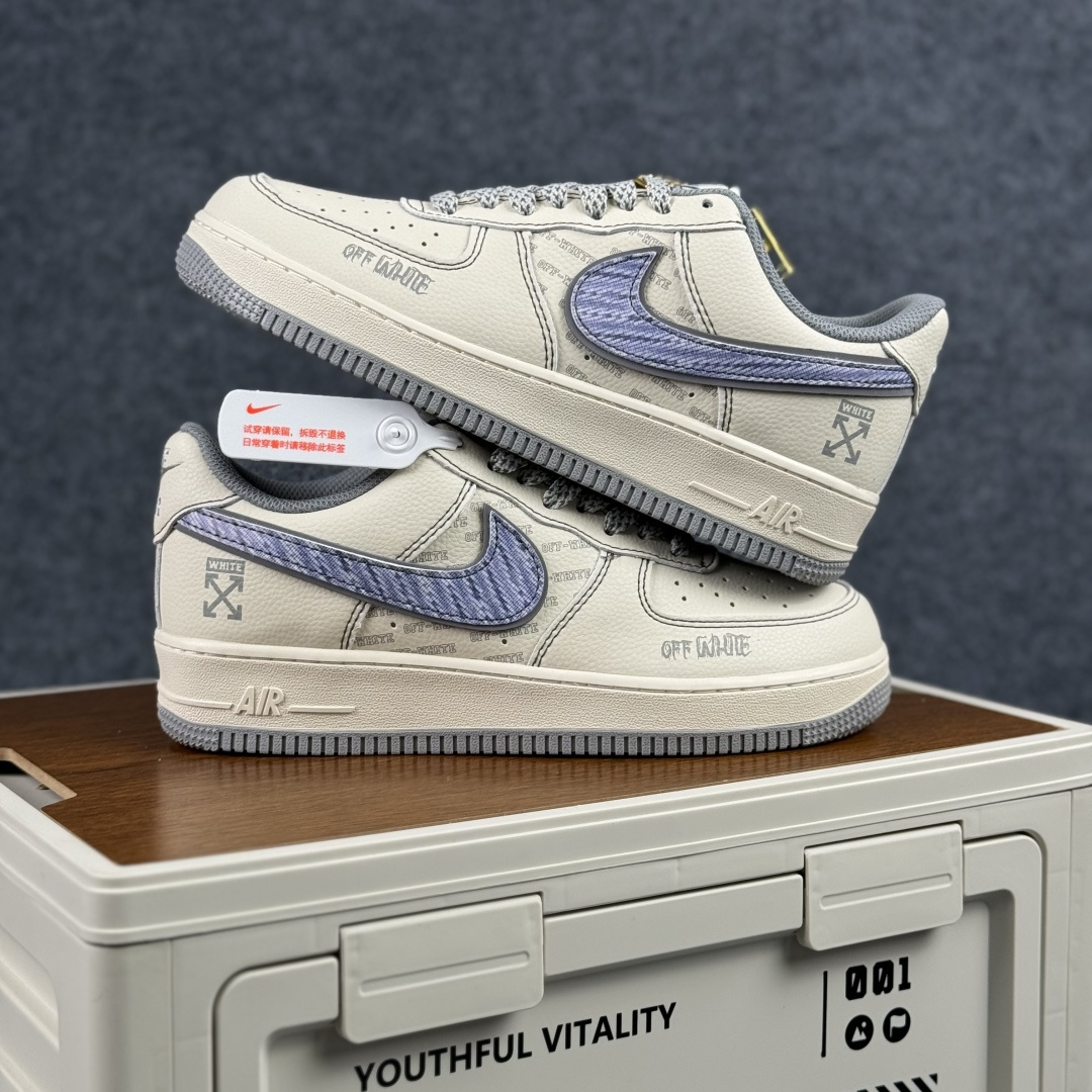260 Nike Air Force 1'07 Low 米白主色 空军一号低帮休闲板鞋 XY2025-008
