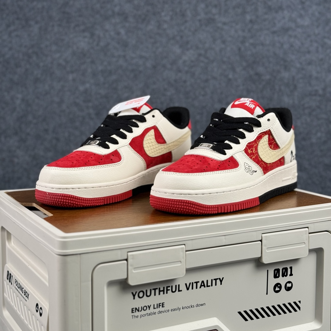 260 Nike Air Force 1'07 Low 红白撞色 空军一号低帮休闲板鞋 JP2026-156-Chinese UA Cheap High Quatity Brand Clothes Bags handbags Sneakers wholesale wholesaler seller from China Factory suppliers Fashion Clothing Shoes best Quality Beautiful Price 260 Nike Air Force 1'07 Low 红白撞色 空军一号低帮休闲板鞋 JP2026-156