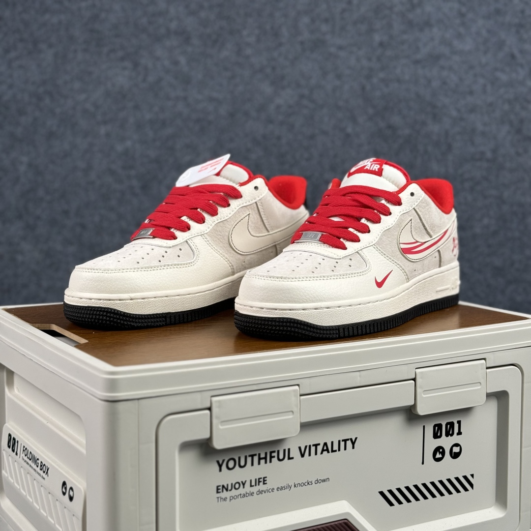260 Nike Air Force 1 Low 2026 丙午马年限定 米白灰磨砂 空军一号低帮休闲鞋 XT6998-109-Chinese UA Cheap High Quatity Brand Clothes Bags handbags Sneakers wholesale wholesaler seller from China Factory suppliers Fashion Clothing Shoes best Quality Beautiful Price 260 Nike Air Force 1 Low 2026 丙午马年限定 米白灰磨砂 空军一号低帮休闲鞋 XT6998-109