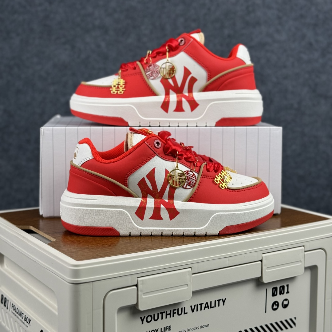240 NY MLB Bigball Chunky Liner Denim Monogram 纽约洋基队 中国红婚鞋 增高厚底休闲板鞋-Chinese UA Cheap High Quatity Brand Clothes Bags handbags Sneakers wholesale wholesaler seller from China Factory suppliers Fashion Clothing Shoes best Quality Beautiful Price 240 NY MLB Bigball Chunky Liner Denim Monogram 纽约洋基队 中国红婚鞋 增高厚底休闲板鞋