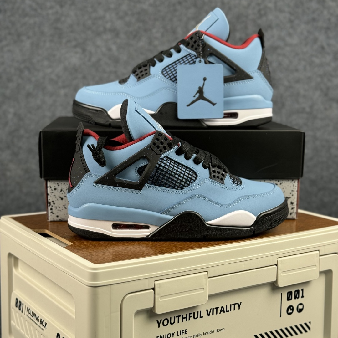 300 W版 Air Jordan AJ4 ”Metallic Gold” ST联名冰蓝 乔丹AJ4代中帮复古休闲篮球鞋 308497-406-Chinese UA Cheap High Quatity Brand Clothes Bags handbags Sneakers wholesale wholesaler seller from China Factory suppliers Fashion Clothing Shoes best Quality Beautiful Price 300 W版 Air Jordan AJ4 ”Metallic Gold” ST联名冰蓝 乔丹AJ4代中帮复古休闲篮球鞋 308497-406