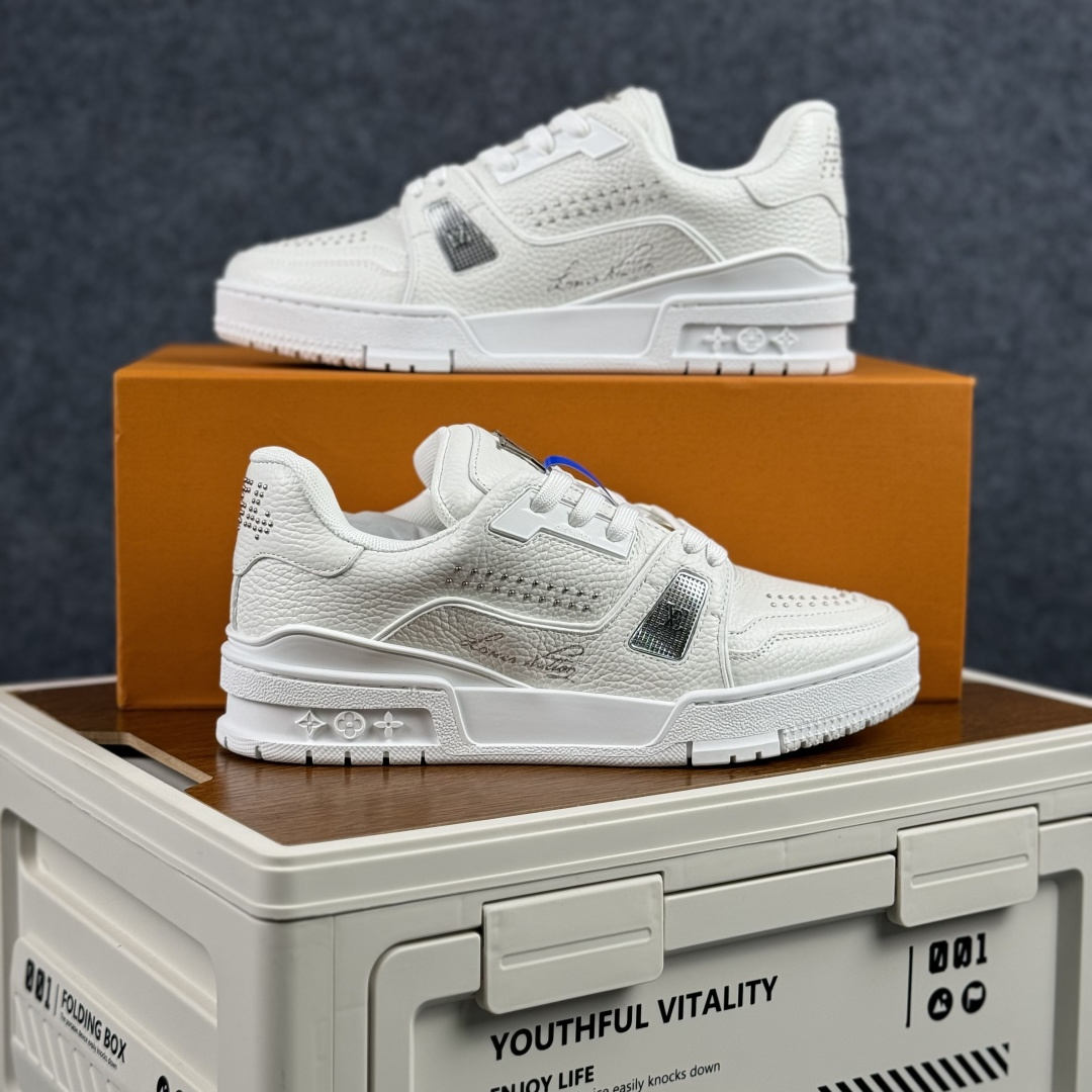 420 广奢高端货 LOUIS VUITTON 路易威登 LV Trainer 板鞋-Chinese UA Cheap High Quatity Brand Clothes Bags handbags Sneakers wholesale wholesaler seller from China Factory suppliers Fashion Clothing Shoes best Quality Beautiful Price 420 广奢高端货 LOUIS VUITTON 路易威登 LV Trainer 板鞋