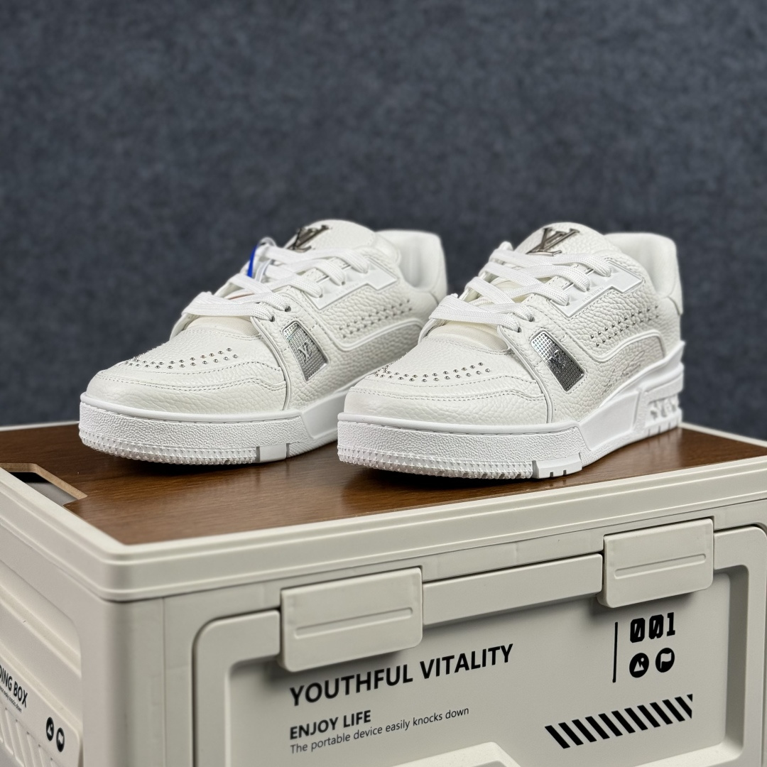420 广奢高端货 LOUIS VUITTON 路易威登 LV Trainer 板鞋-Chinese UA Cheap High Quatity Brand Clothes Bags handbags Sneakers wholesale wholesaler seller from China Factory suppliers Fashion Clothing Shoes best Quality Beautiful Price 420 广奢高端货 LOUIS VUITTON 路易威登 LV Trainer 板鞋