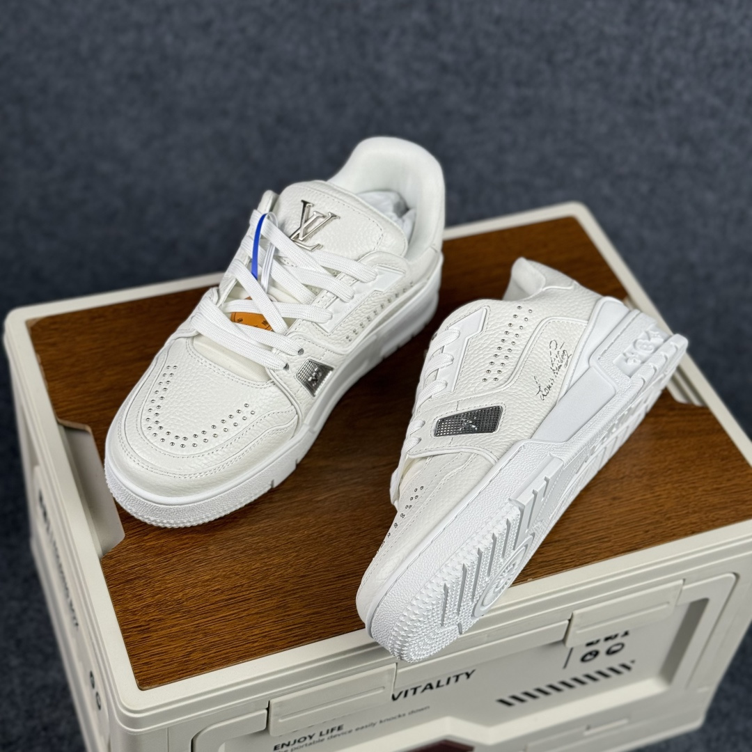 420 广奢高端货 LOUIS VUITTON 路易威登 LV Trainer 板鞋-Chinese UA Cheap High Quatity Brand Clothes Bags handbags Sneakers wholesale wholesaler seller from China Factory suppliers Fashion Clothing Shoes best Quality Beautiful Price 420 广奢高端货 LOUIS VUITTON 路易威登 LV Trainer 板鞋