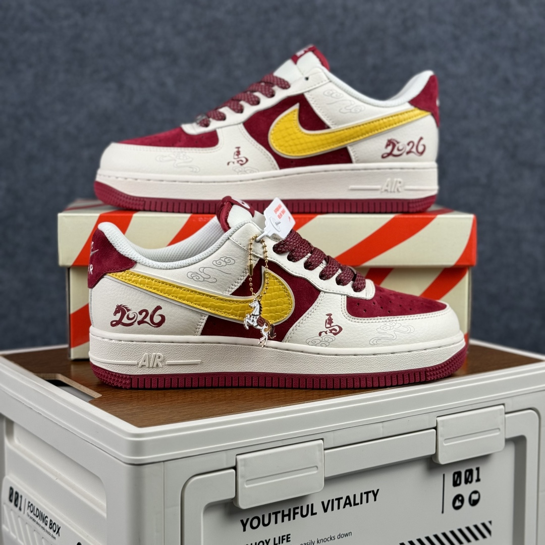 260 Nike Air Force 1'07 Low 酒红白 空军一号低帮休闲板鞋 HT5088-611-Chinese UA Cheap High Quatity Brand Clothes Bags handbags Sneakers wholesale wholesaler seller from China Factory suppliers Fashion Clothing Shoes best Quality Beautiful Price 260 Nike Air Force 1'07 Low 酒红白 空军一号低帮休闲板鞋 HT5088-611