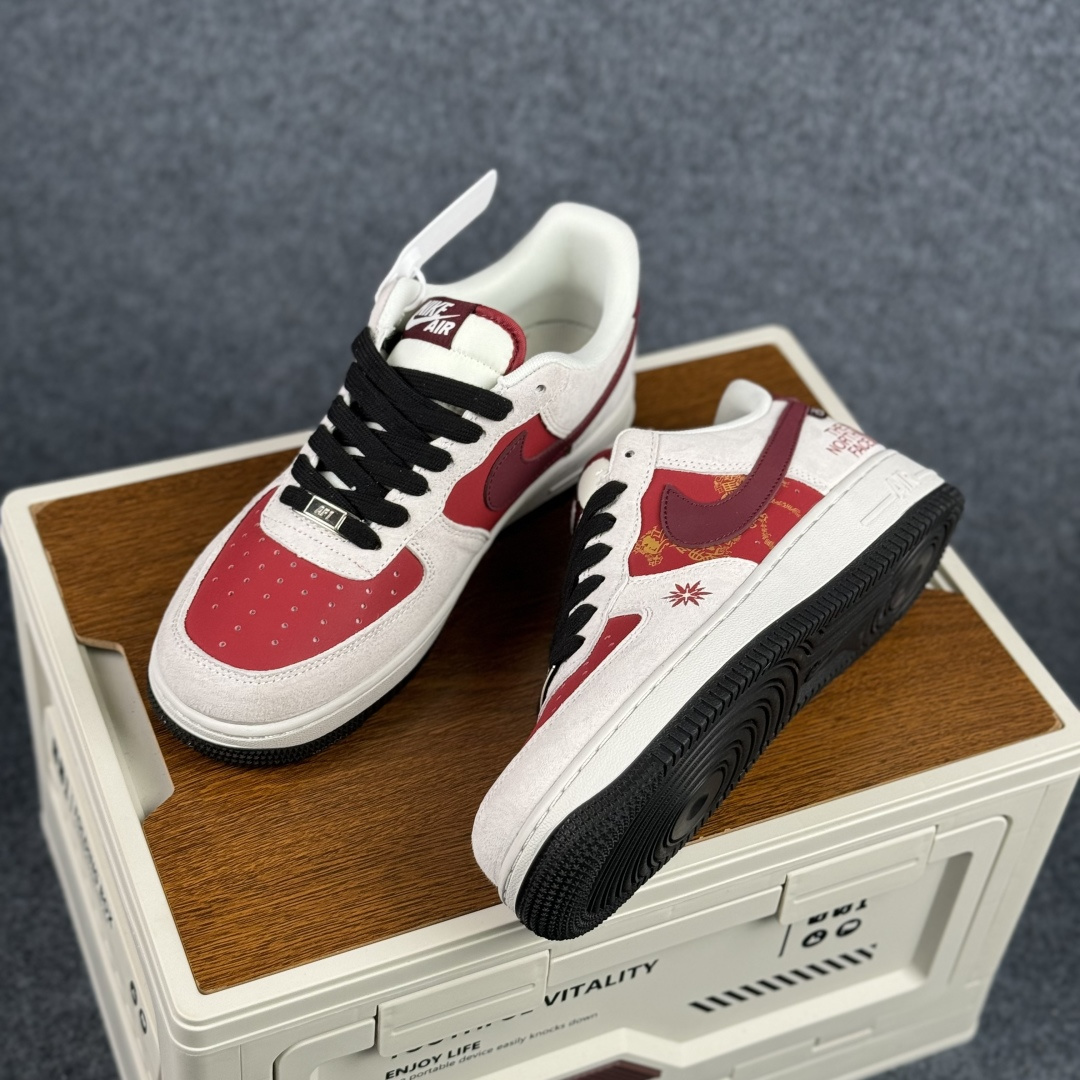 260 Nike Air Force 1'07 Low 北面联名 红白撞色 空军一号低帮休闲板鞋 JP2026-138-Chinese UA Cheap High Quatity Brand Clothes Bags handbags Sneakers wholesale wholesaler seller from China Factory suppliers Fashion Clothing Shoes best Quality Beautiful Price 260 Nike Air Force 1'07 Low 北面联名 红白撞色 空军一号低帮休闲板鞋 JP2026-138