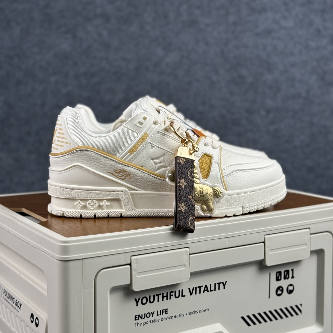 460 LOUIS VUITTON Trainer Maxi 路易威登 LV厚底板鞋 马年限定印花系列