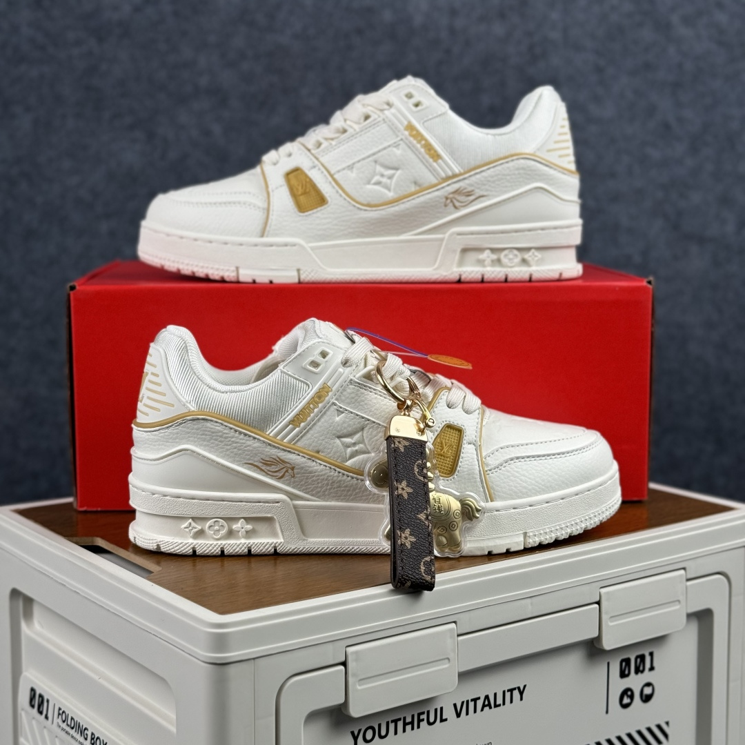 460 LOUIS VUITTON Trainer Maxi 路易威登 LV厚底板鞋 马年限定印花系列