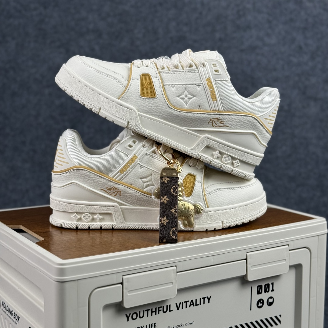 460 LOUIS VUITTON Trainer Maxi 路易威登 LV厚底板鞋 马年限定印花系列