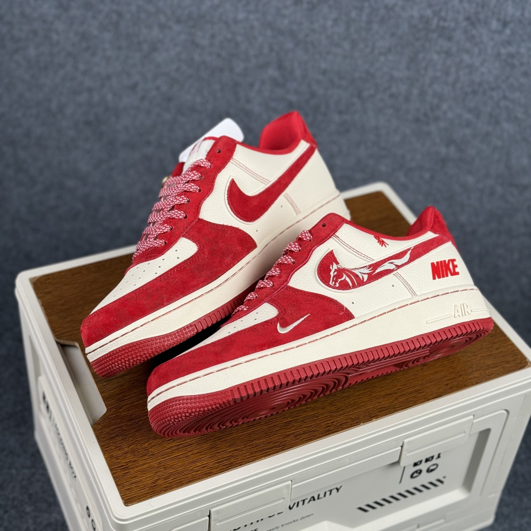 260 Nike Air Force 1'07 Low 马年限定 空军一号低帮休闲板鞋 XL1979-144-Chinese UA Cheap High Quatity Brand Clothes Bags handbags Sneakers wholesale wholesaler seller from China Factory suppliers Fashion Clothing Shoes best Quality Beautiful Price 260 Nike Air Force 1'07 Low 马年限定 空军一号低帮休闲板鞋 XL1979-144
