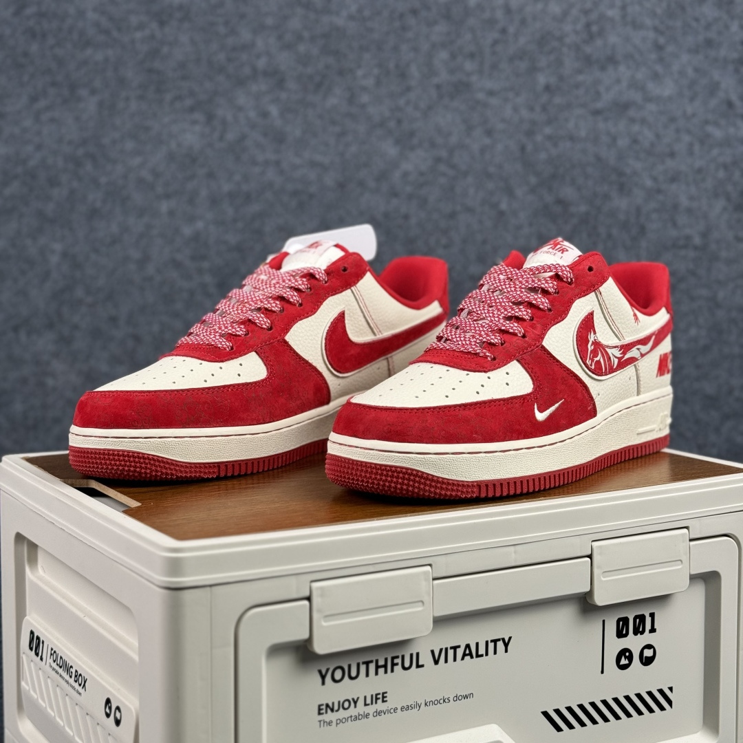 260 Nike Air Force 1'07 Low 马年限定 空军一号低帮休闲板鞋 XL1979-144-Chinese UA Cheap High Quatity Brand Clothes Bags handbags Sneakers wholesale wholesaler seller from China Factory suppliers Fashion Clothing Shoes best Quality Beautiful Price 260 Nike Air Force 1'07 Low 马年限定 空军一号低帮休闲板鞋 XL1979-144