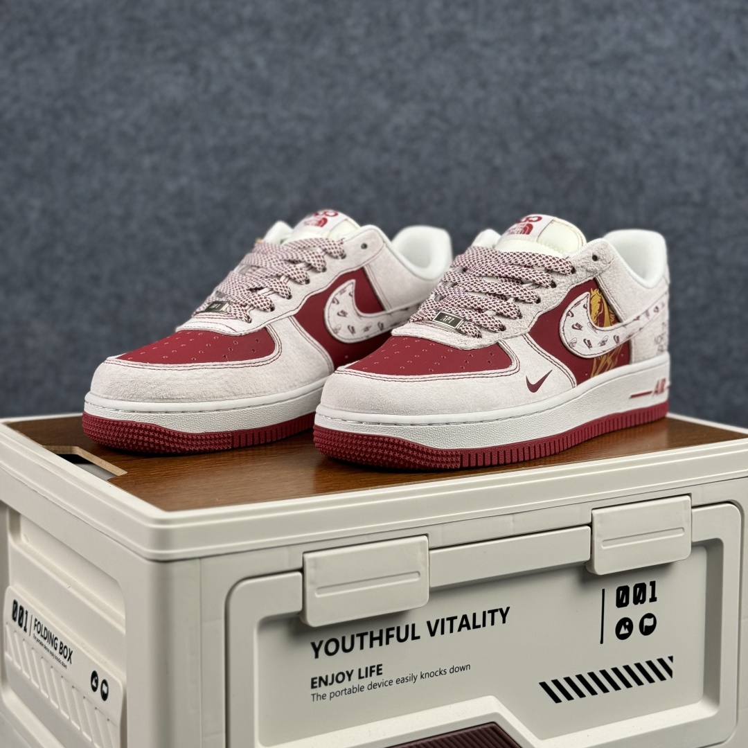 260 Nike Air Force 1'07 Low 马年限定 空军一号低帮休闲板鞋 JP2026-137-Chinese UA Cheap High Quatity Brand Clothes Bags handbags Sneakers wholesale wholesaler seller from China Factory suppliers Fashion Clothing Shoes best Quality Beautiful Price 260 Nike Air Force 1'07 Low 马年限定 空军一号低帮休闲板鞋 JP2026-137